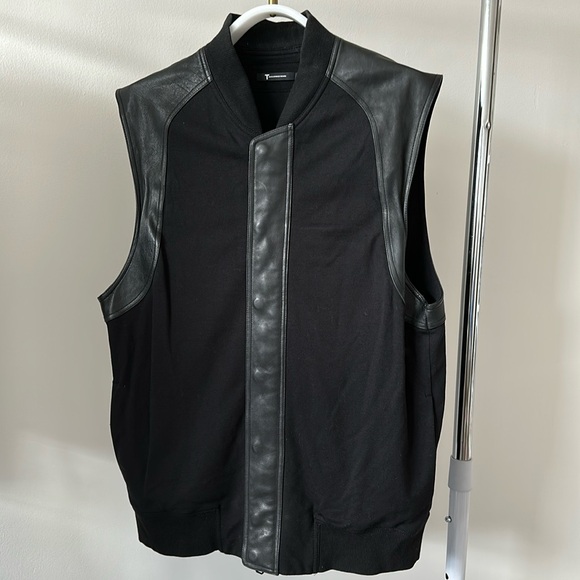Alexander Wang Other - T by ALEXANDER WANG T by Alexander Wang leather switching sleeveless jacket vest